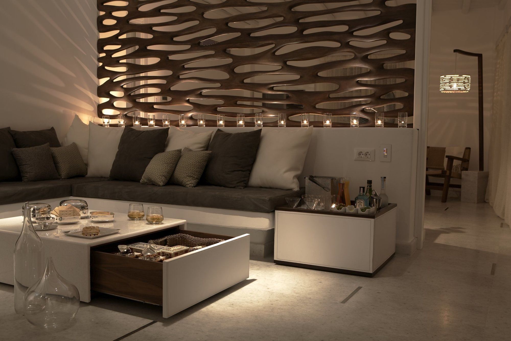 Belvedere Mykonos - Main Hotel - The Leading Hotels Of The World Mykonos Town Restaurante foto